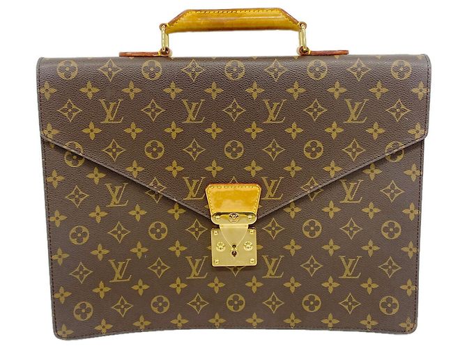 Sac briefcase Louis Vuitton Monogram Conseiller