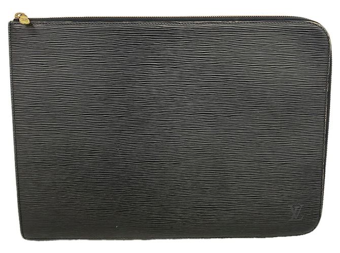 Pochette Louis Vuitton en cuir Epi