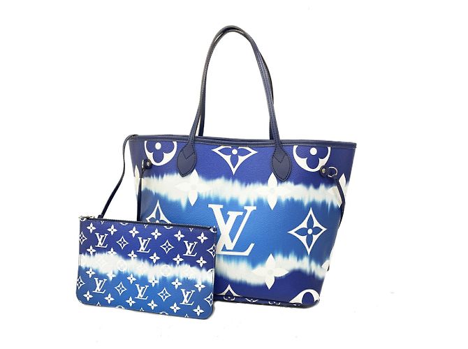 Saco Tote Louis Vuitton Monogram LV Escale Neverfull MM