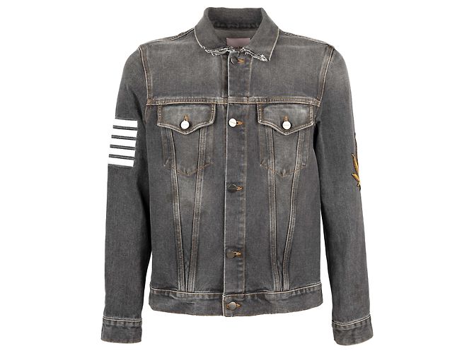 Giacca in denim Palm Angels