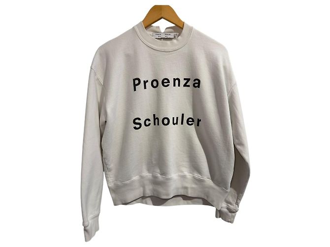 Proenza Schouler Sweatshirt weiß T.XS