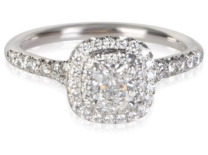 Tiffany & Co. Soleste Verlobungsring mit 0.36 ct Cushion Modified Diamant