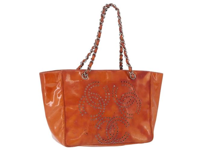 Chanel Triple CC Perforated Patent Medium