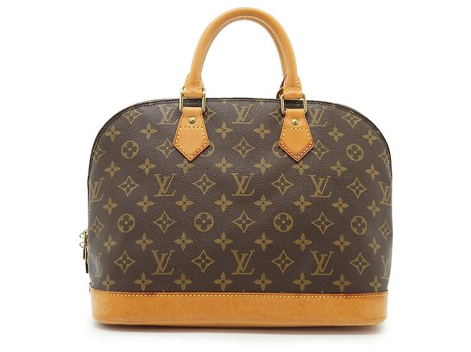 Louis Vuitton Monogram Alma PM Marrón Cuero