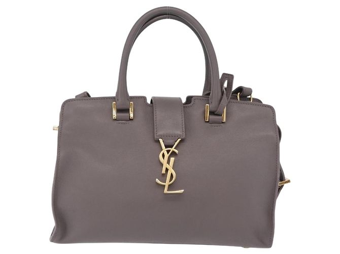 Autre Marque Saint Laurent Monogram Cabas Leather Baby