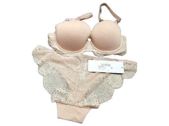 Stella Mc Cartney Stella McCartney Conjunto de Lencería de Encaje Nude