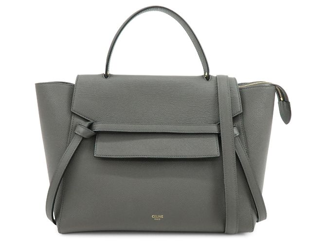 Céline Mini cinto de couro texturizado Celine