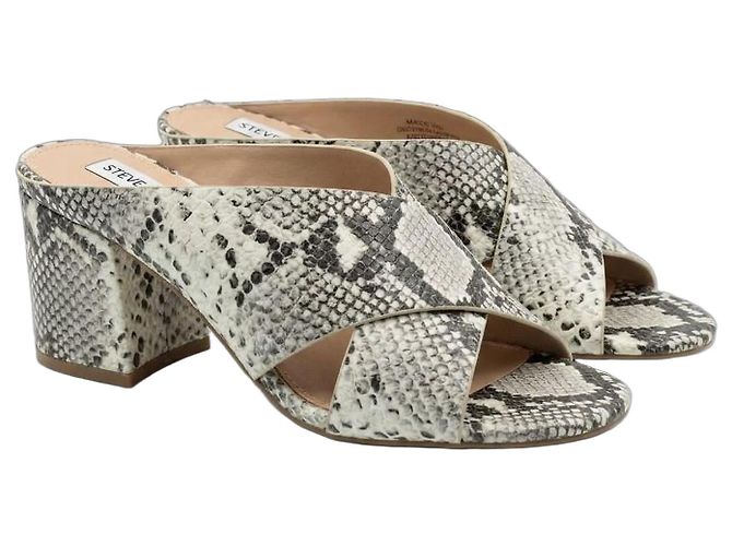 Steve Madden Selma Sandalias de Tacón Estampado de Pitón