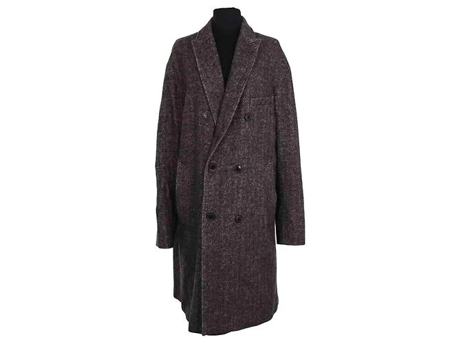 Dondup Wollmantel Grau Herren