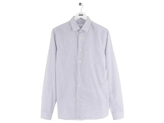 Camisa Prada azul de algodão para homem