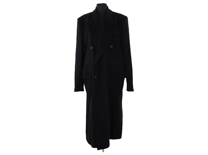 Cappotto in lana nero Isabel Marant
