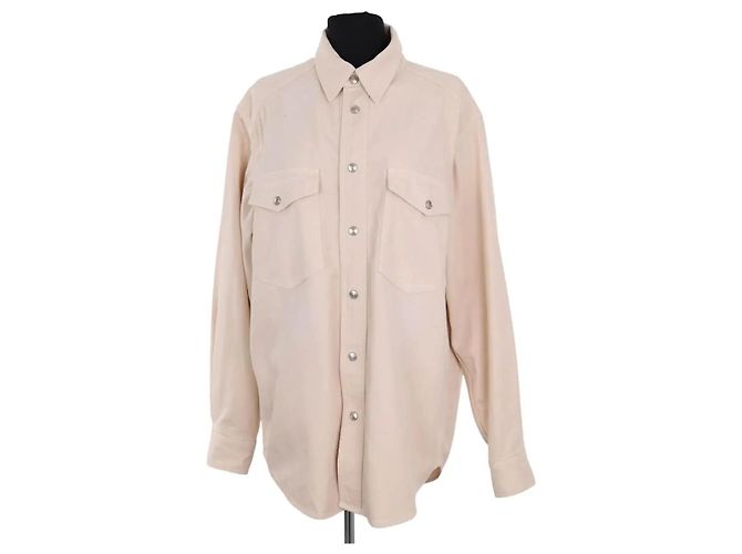 Isabel Marant Tailly beige Überhemd