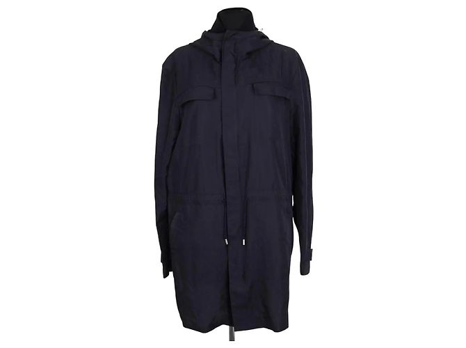 Fendi Navy Blue Silk Jacket