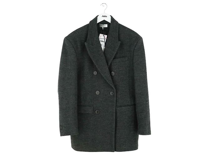 Cappotto Isabel Marant in cotone antracite