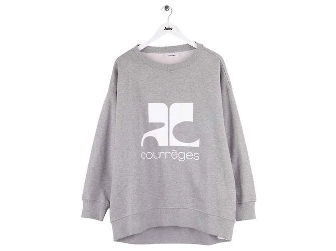 Courreges Sweatshirt Courrèges gris en coton