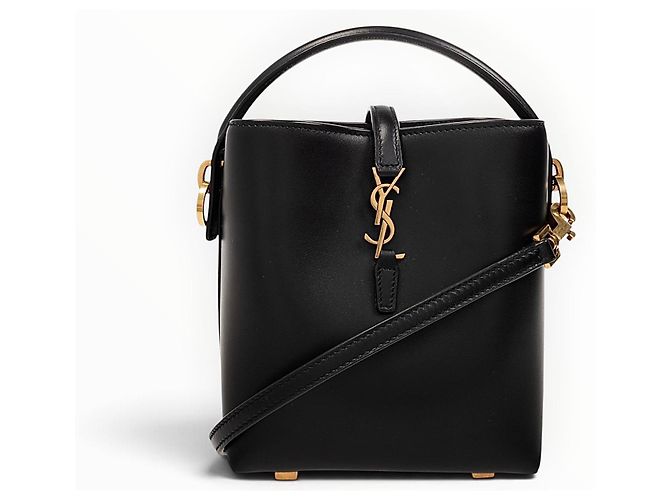 Autre Marque Saint Laurent Le 37 Mini Borsa in Pelle Nera