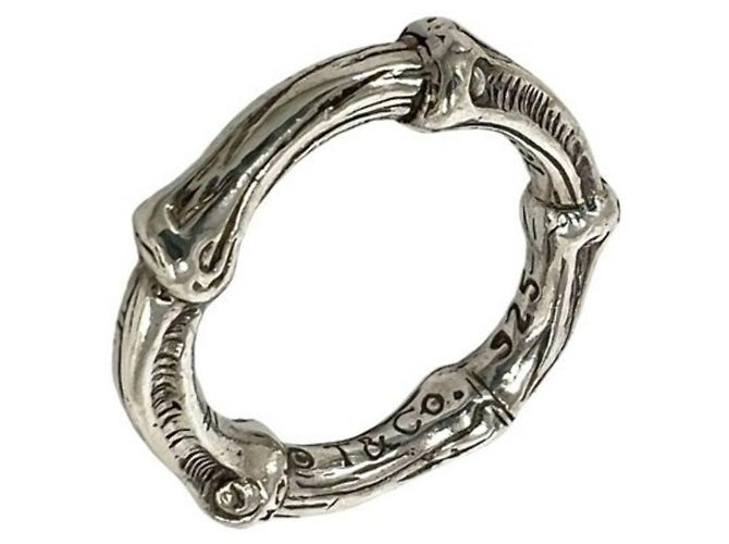 Autre Marque Anello Tiffany Vintage Bamboo in Argento 925