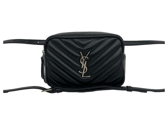 Autre Marque Borsa Sling in pelle nera Saint Laurent