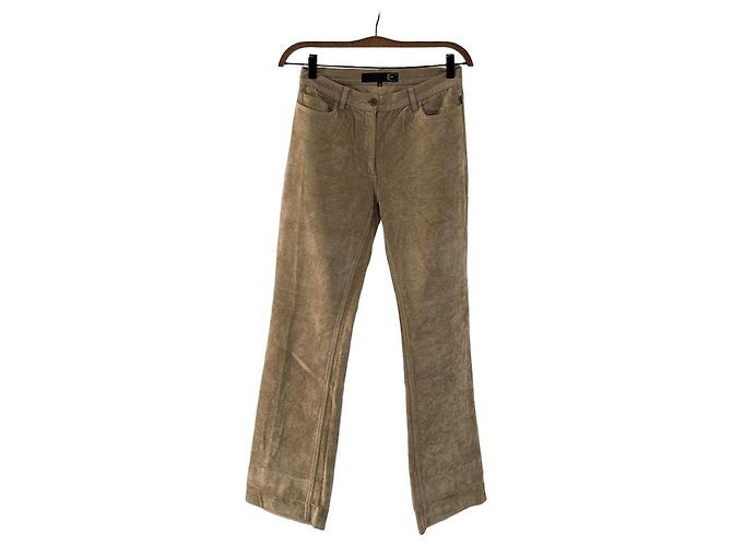 Just Cavalli Lederhose beige