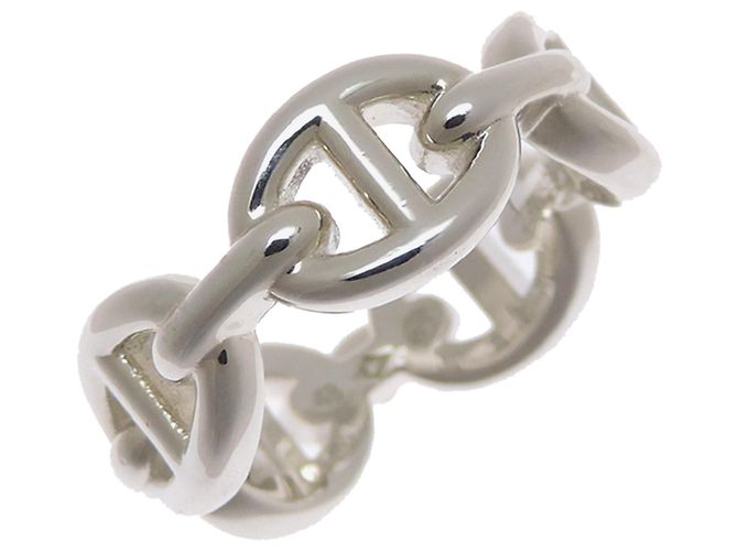 Ring Hermès Anello Hermes #48 Ag925 Chaine d'Ancre Enchainée PM da donna