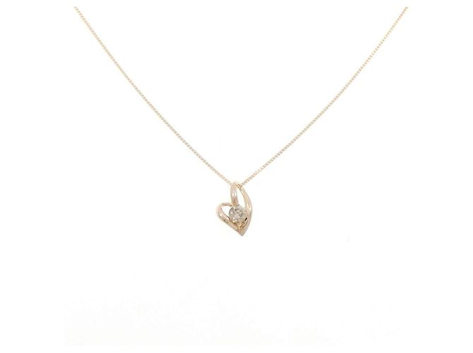 Autre Marque Collana Cuore con Diamanti Au750