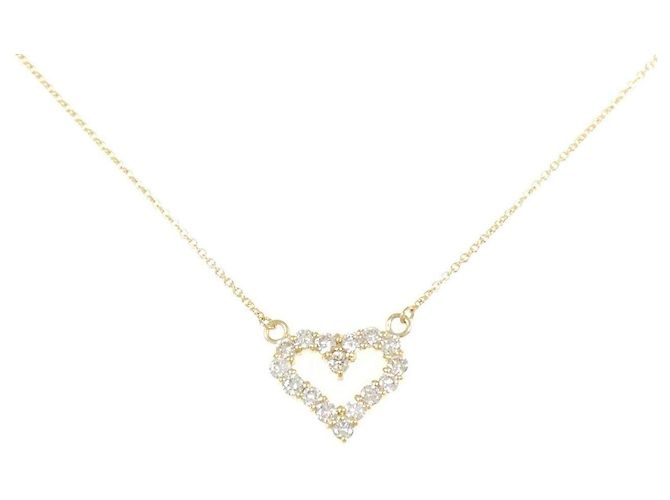 Autre Marque Collana Cuore con Diamanti Au750