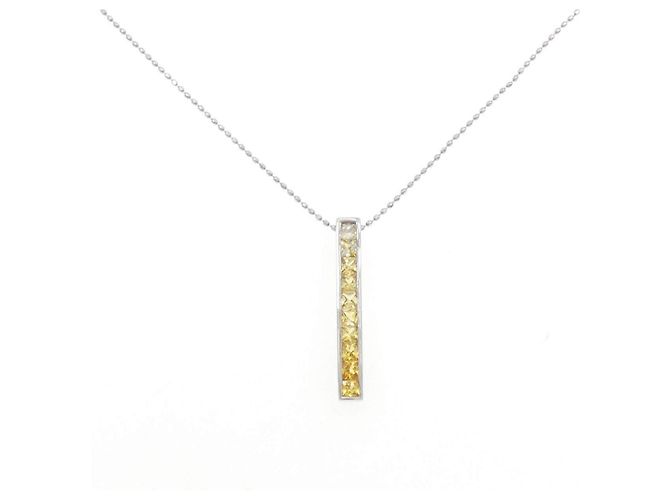 Autre Marque Collar de Zafiro Pt900 Pt850