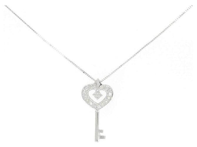 Autre Marque K14WG Diamant-Halskette