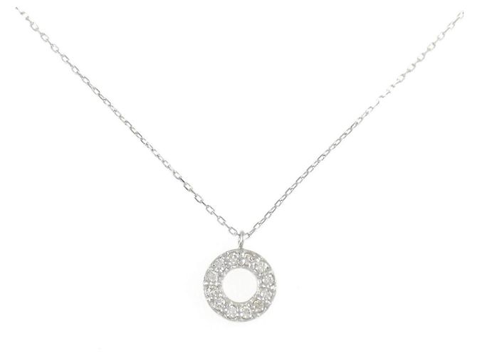Autre Marque Colar de Pt850 com diamantes
