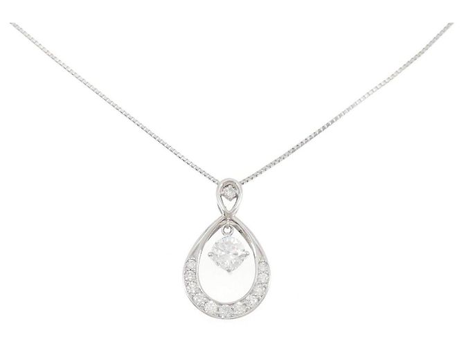 Autre Marque Diamantenhalskette PT950 PT850