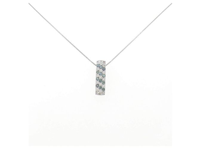Autre Marque Collana in Alexandrite e Diamanti Au750