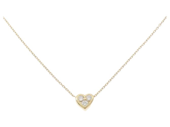 Autre Marque Collana Cuore con Diamanti Au750