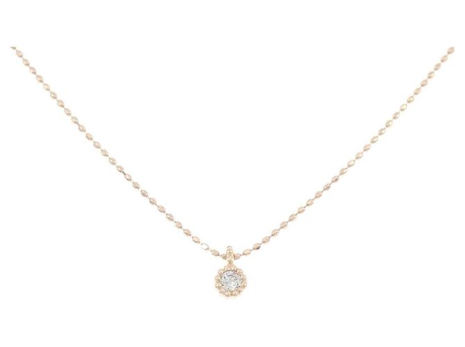 Autre Marque K10 Roségold Diamant-Halskette