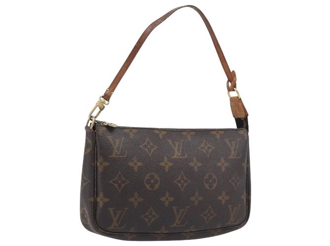 LOUIS VUITTON Monogram Pochette Accessoires Pouch M51980 LV