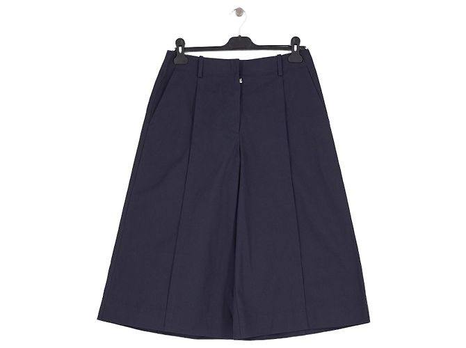 Cos Pantaloncini in cotone blu navy