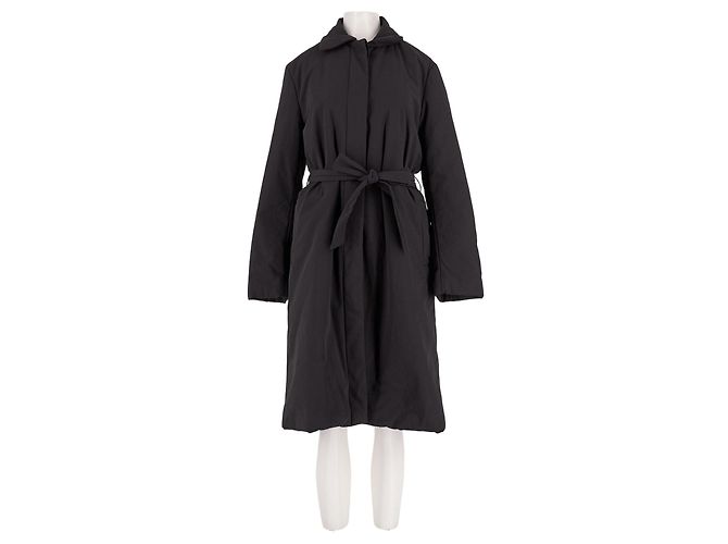 Autre Marque Cappotto in cotone nero