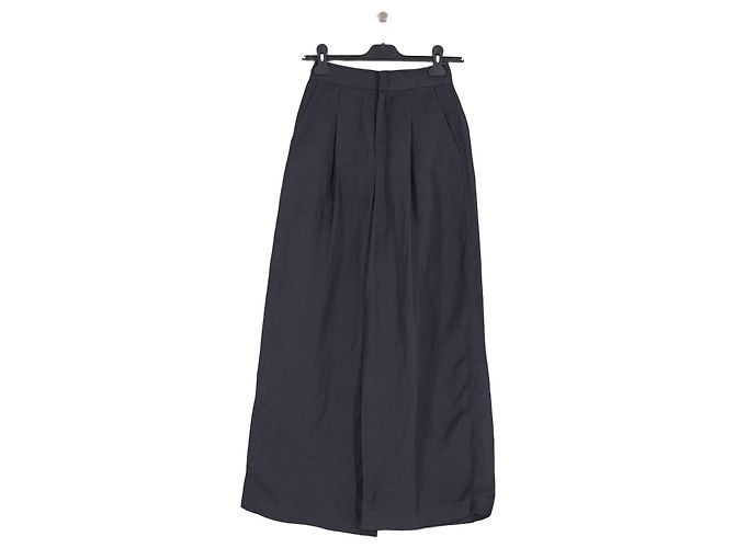 Soeur Leinenhose schwarz weit geschnitten