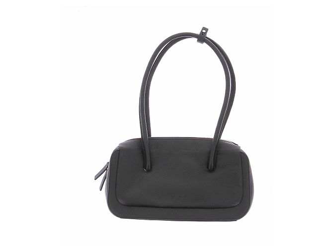 Autre Marque Borsa a mano in pelle nera