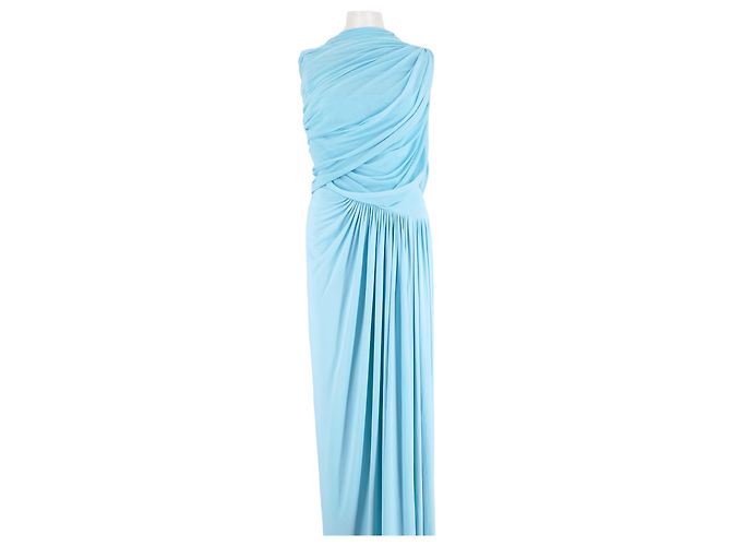 Autre Marque Vestido largo azul DEME