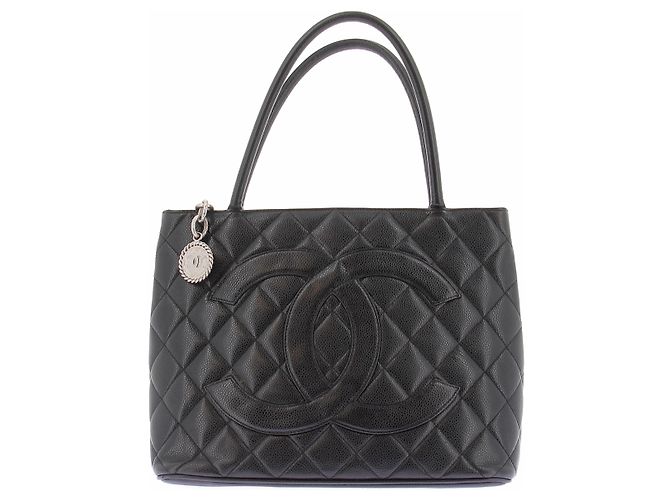 Chanel Gesteppte Medaillon-Shopper-Tasche