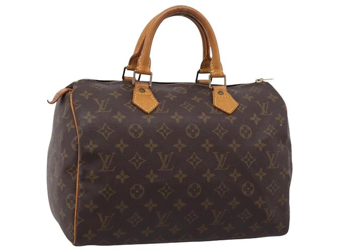 LOUIS VUITTON Monogram Speedy 30 Hand Bag M41526 LV
