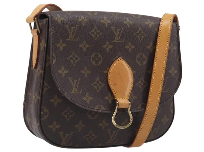 LOUIS VUITTON Monogram Saint Cloud GM Shoulder Bag M51242 LV