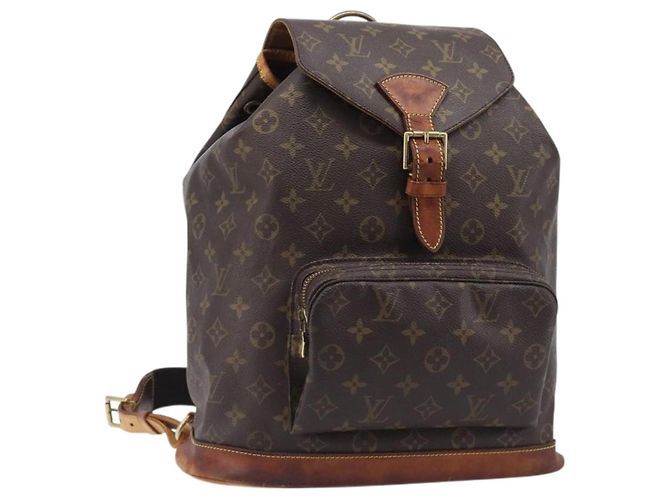 LOUIS VUITTON Monogram Montsouris GM Backpack M51135 LV