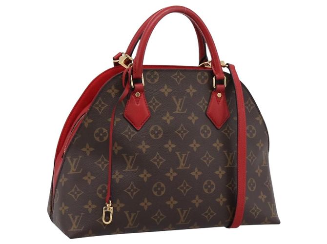 LOUIS VUITTON Monogram Alma Bag Into Bag Red M41779 LV