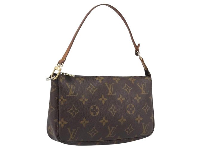 LOUIS VUITTON Monogram Pochette Accessoires Pouch M51980 LV