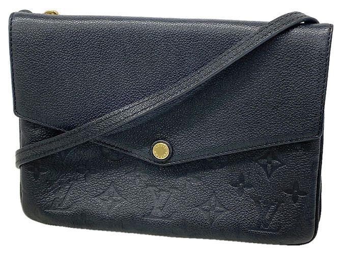 Louis Vuitton Monogram Empreinte Twice Shoulder Bag