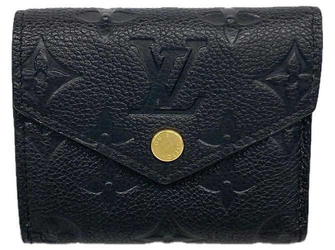 Portafoglio tri-fold Louis Vuitton in Noir