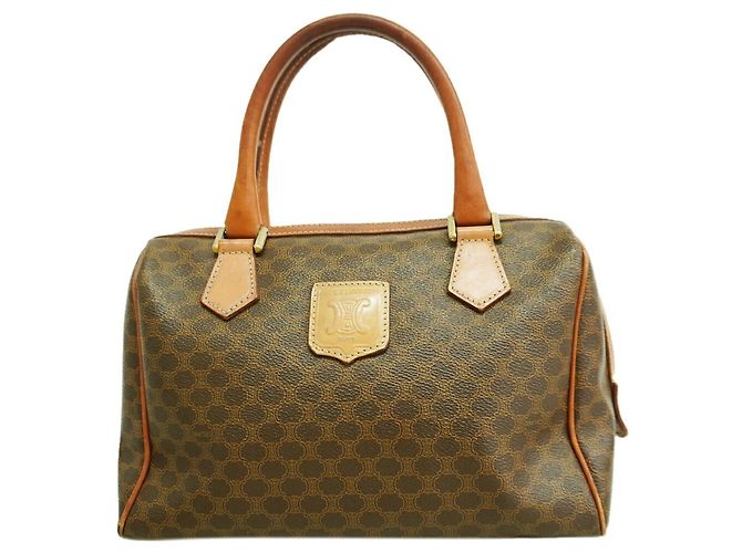 Céline Borsa Celine Macadam Brown da donna