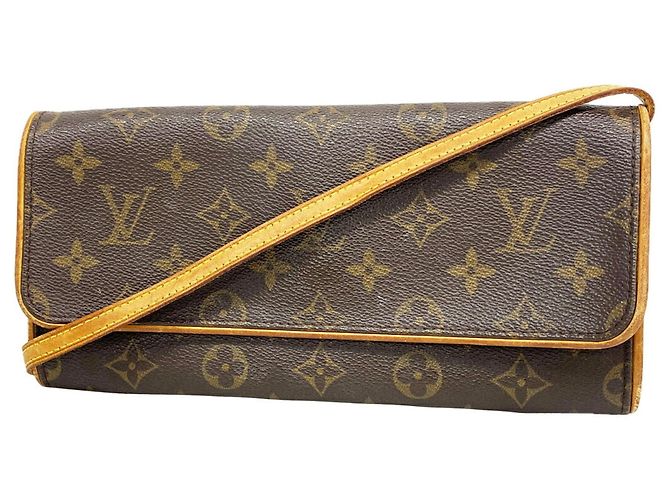 Borsa a tracolla Louis Vuitton Monogram Pochette Twin GM