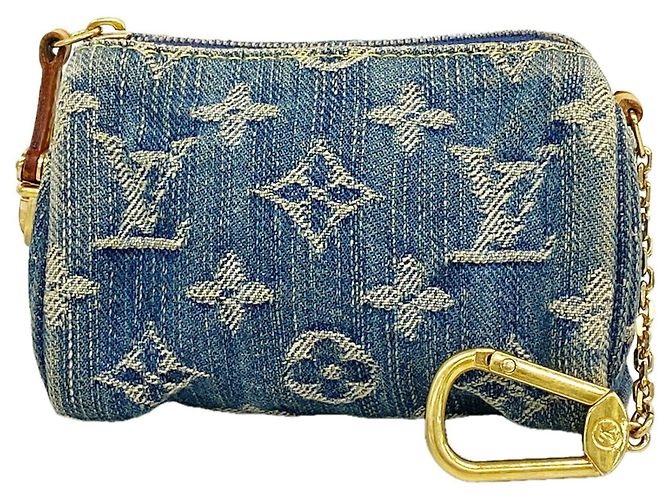 Speedy Pochette Louis Vuitton Monogram Denim